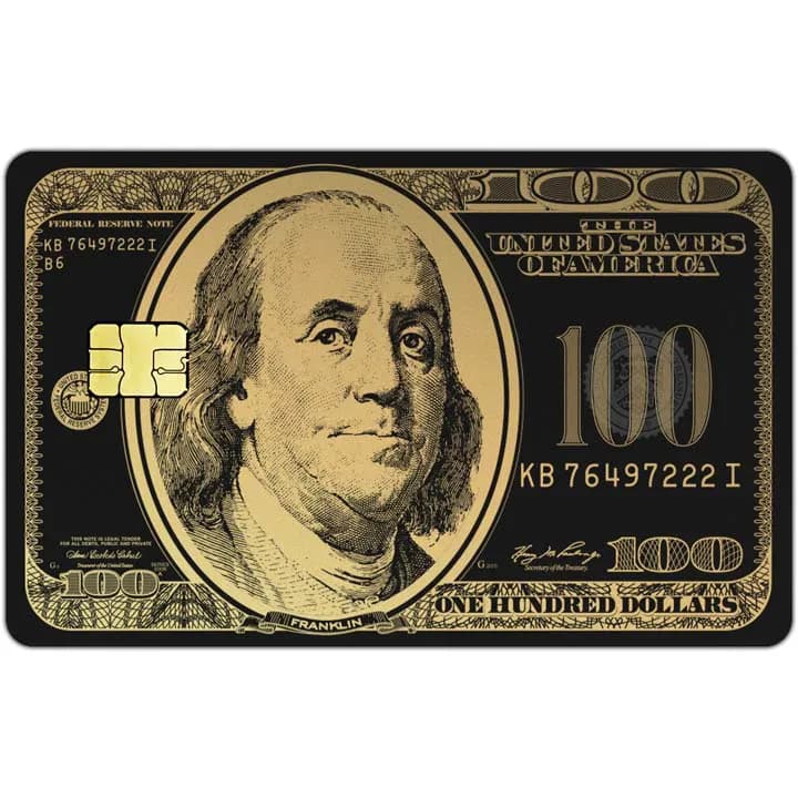 100 USD - Cartão em Metal