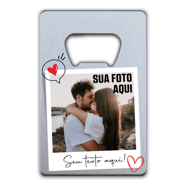 Abridor CASAL FOTO POLAROID