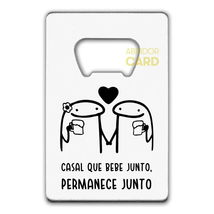 Abridor FLORK Casal que Bebe Junto