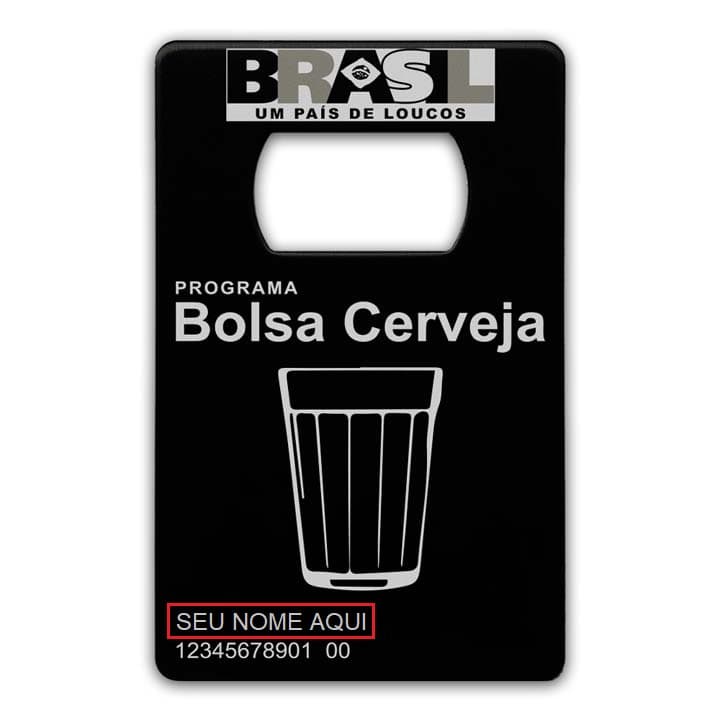 ABRIDOR BOLSA CERVEJA