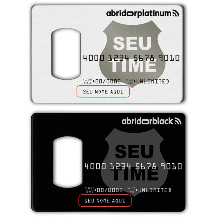 CARTÃO ABRIDOR SEU TIME