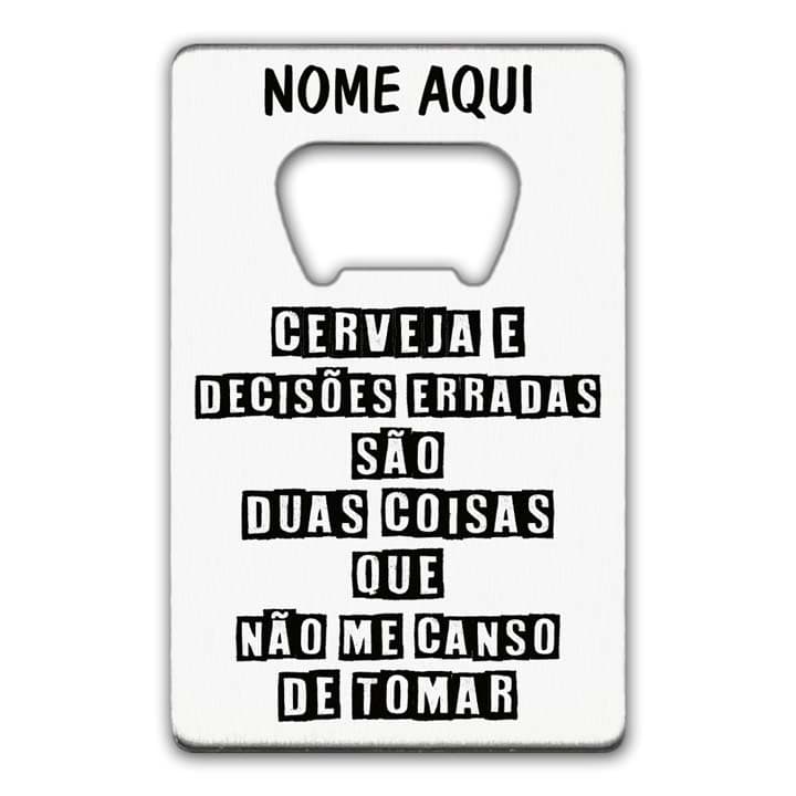CERVEJA E DECISÕES ERRADAS