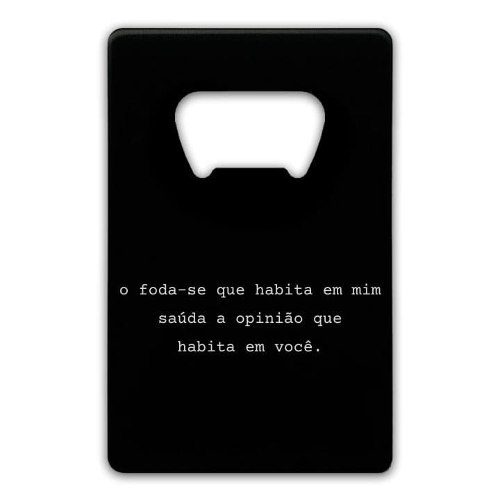 foda-se sua opinião