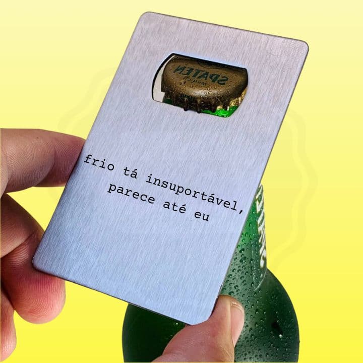 Frio tá insuportável