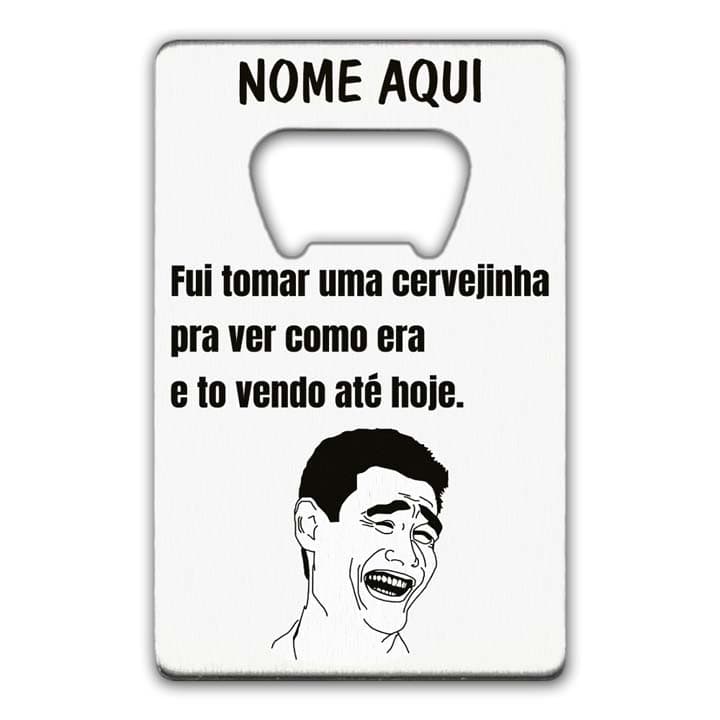 Fui tomar uma cervejinha...