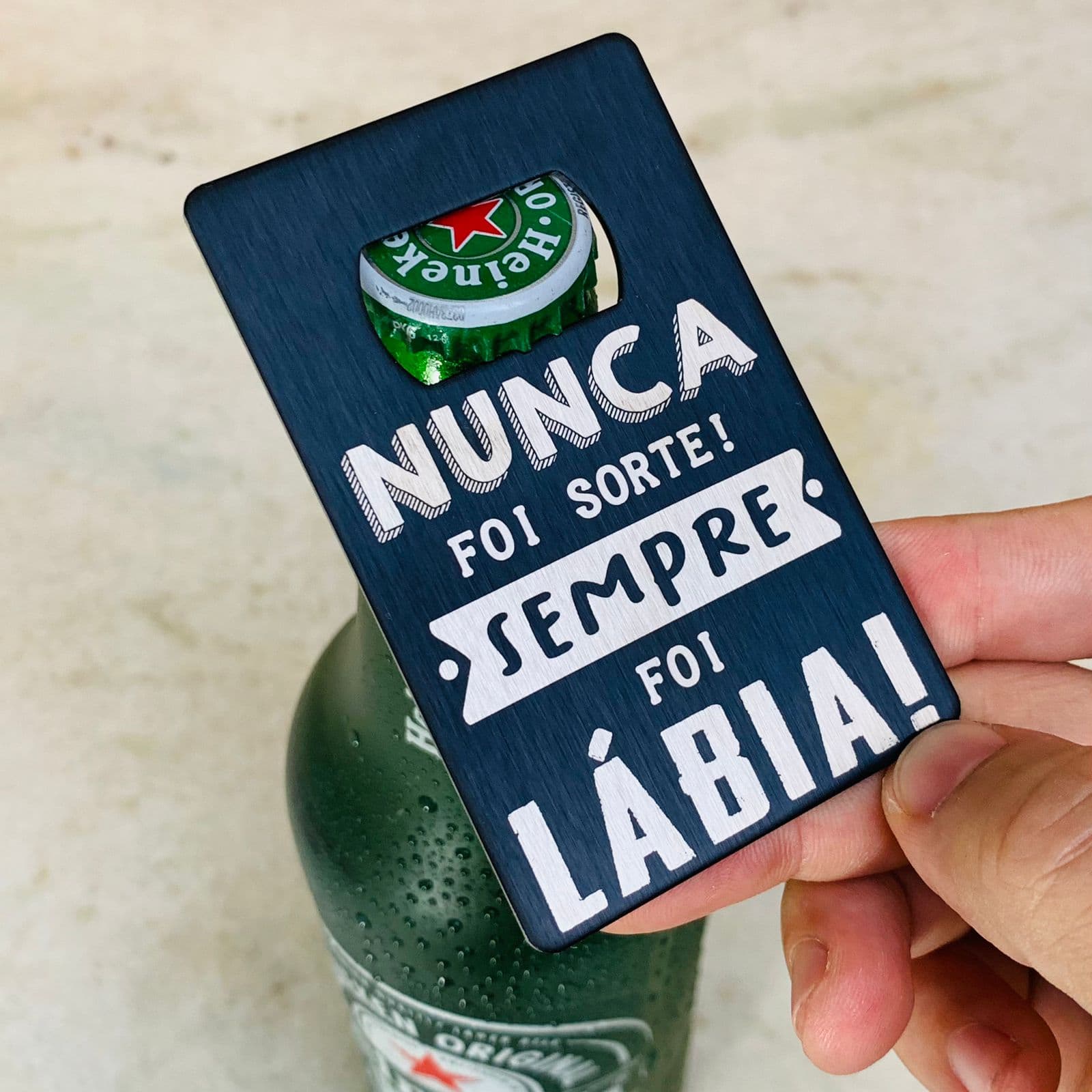 NUNCA FOI SORTE