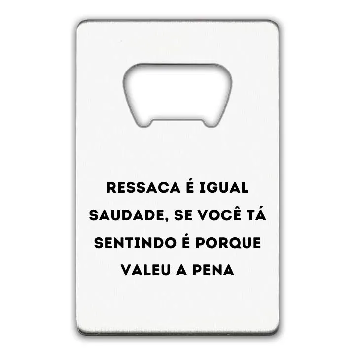 Ressaca e Saudade