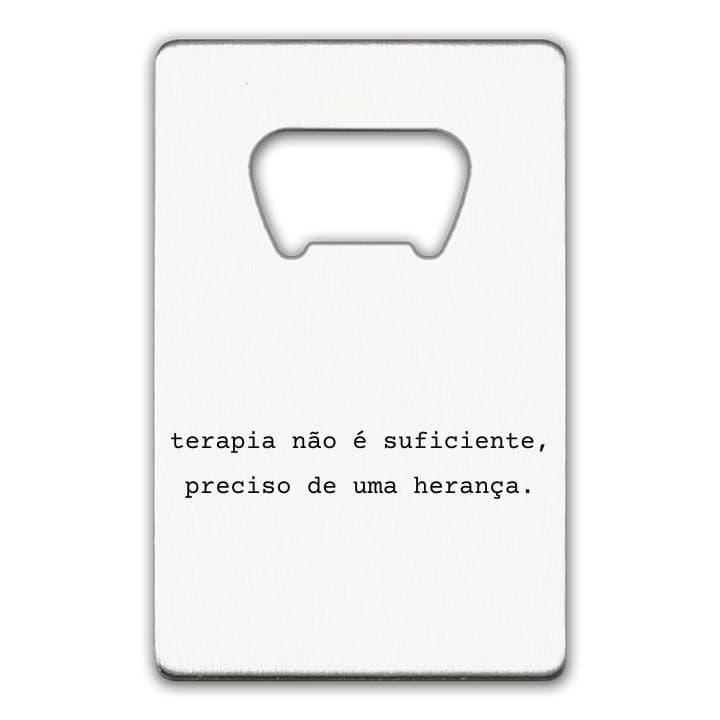 terapia não é suficiente